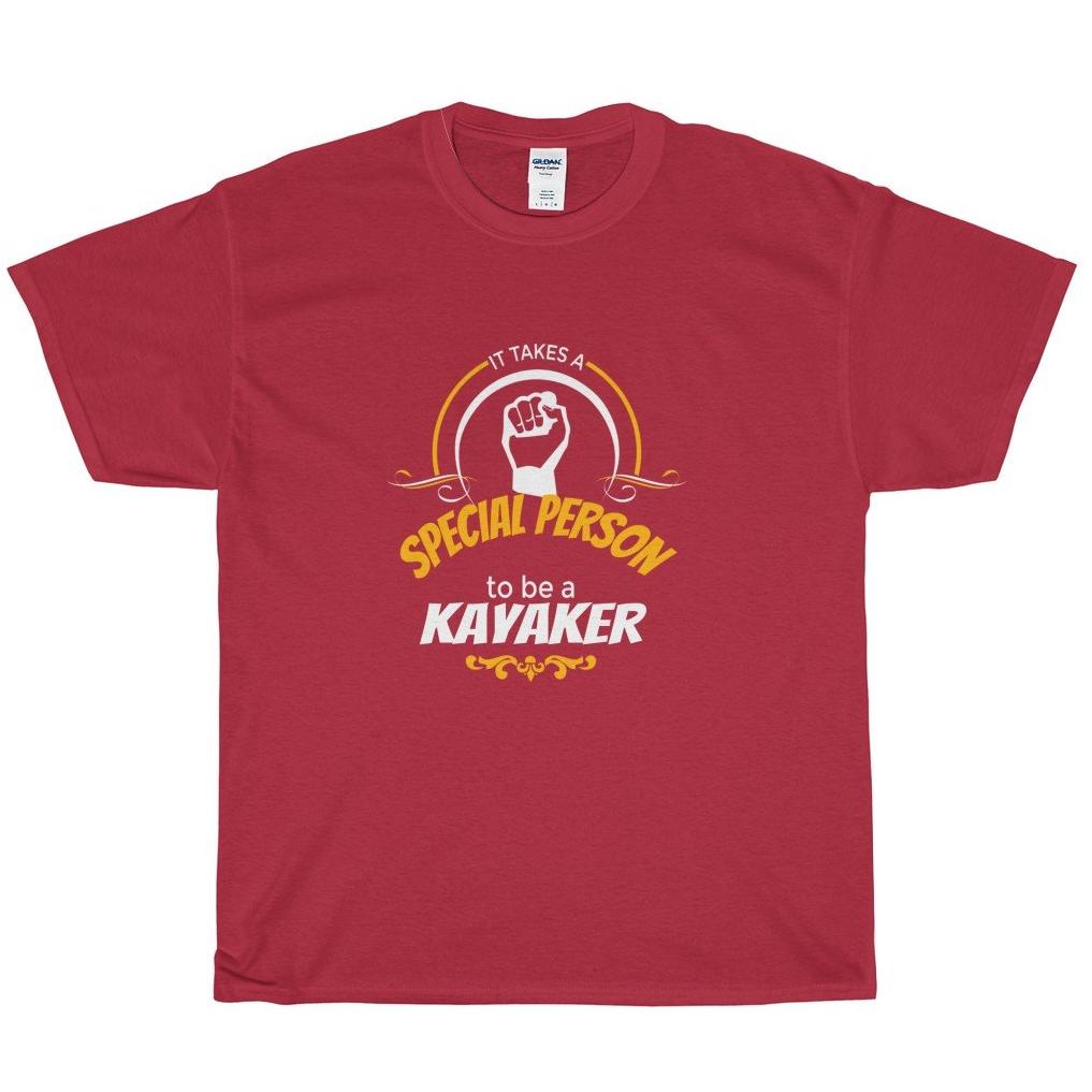 Kayaker, 'A Special Person', Heavy Cotton Tee Shirt