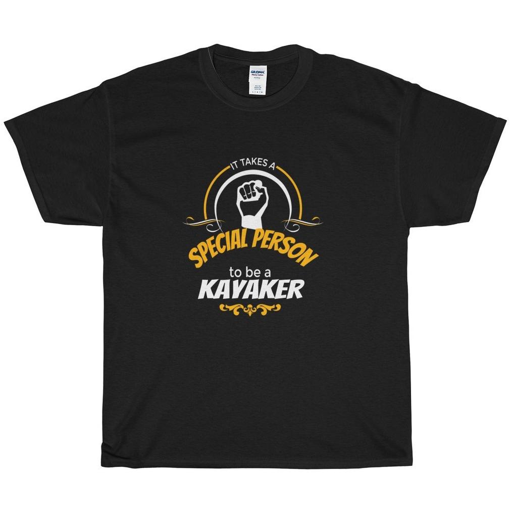 Kayaker, 'A Special Person', Heavy Cotton Tee Shirt
