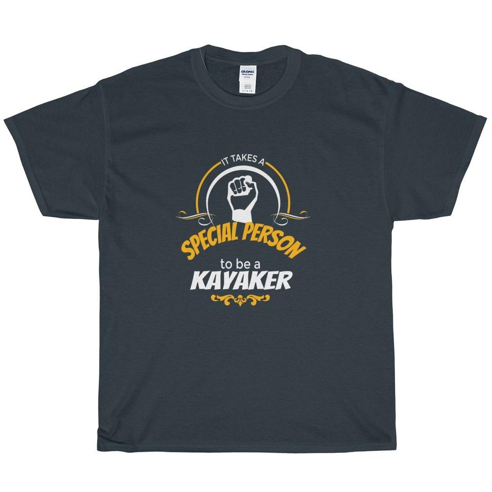 Kayaker, 'A Special Person', Heavy Cotton Tee Shirt