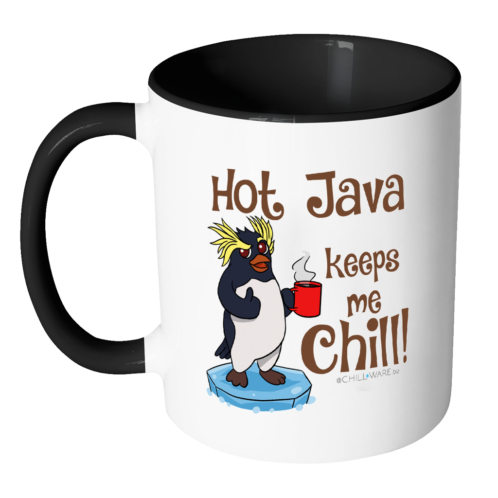 Wild Penquin: 'Hot Java Keeps Me Chill!'