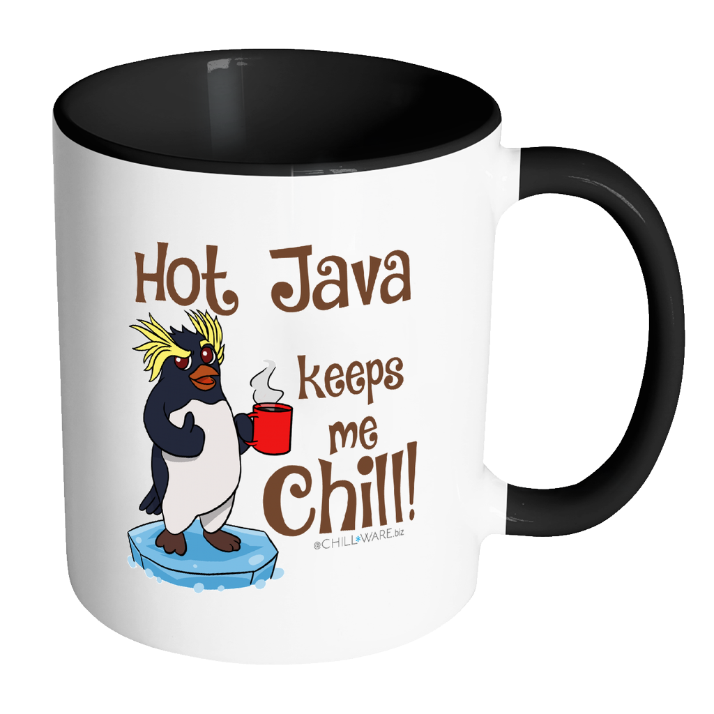 Wild Penquin: 'Hot Java Keeps Me Chill!'