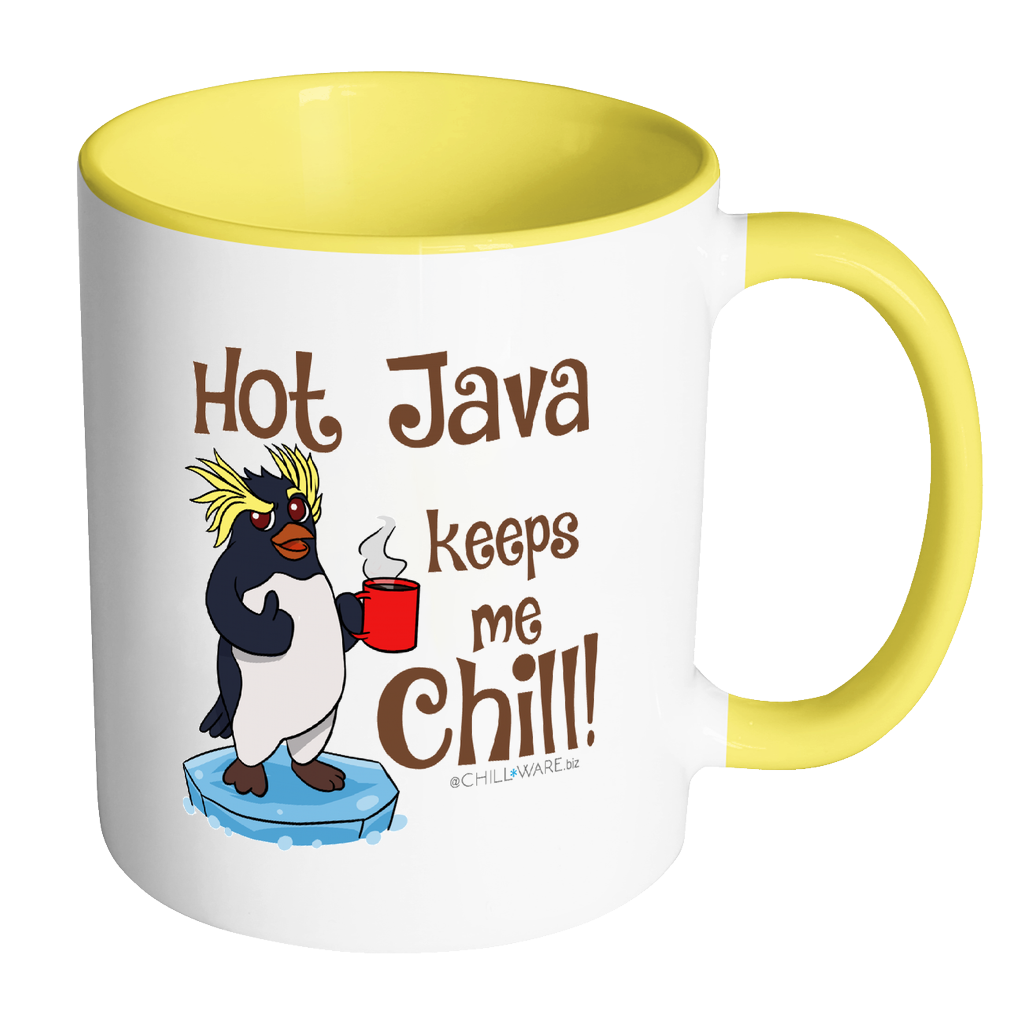 Wild Penquin: 'Hot Java Keeps Me Chill!'