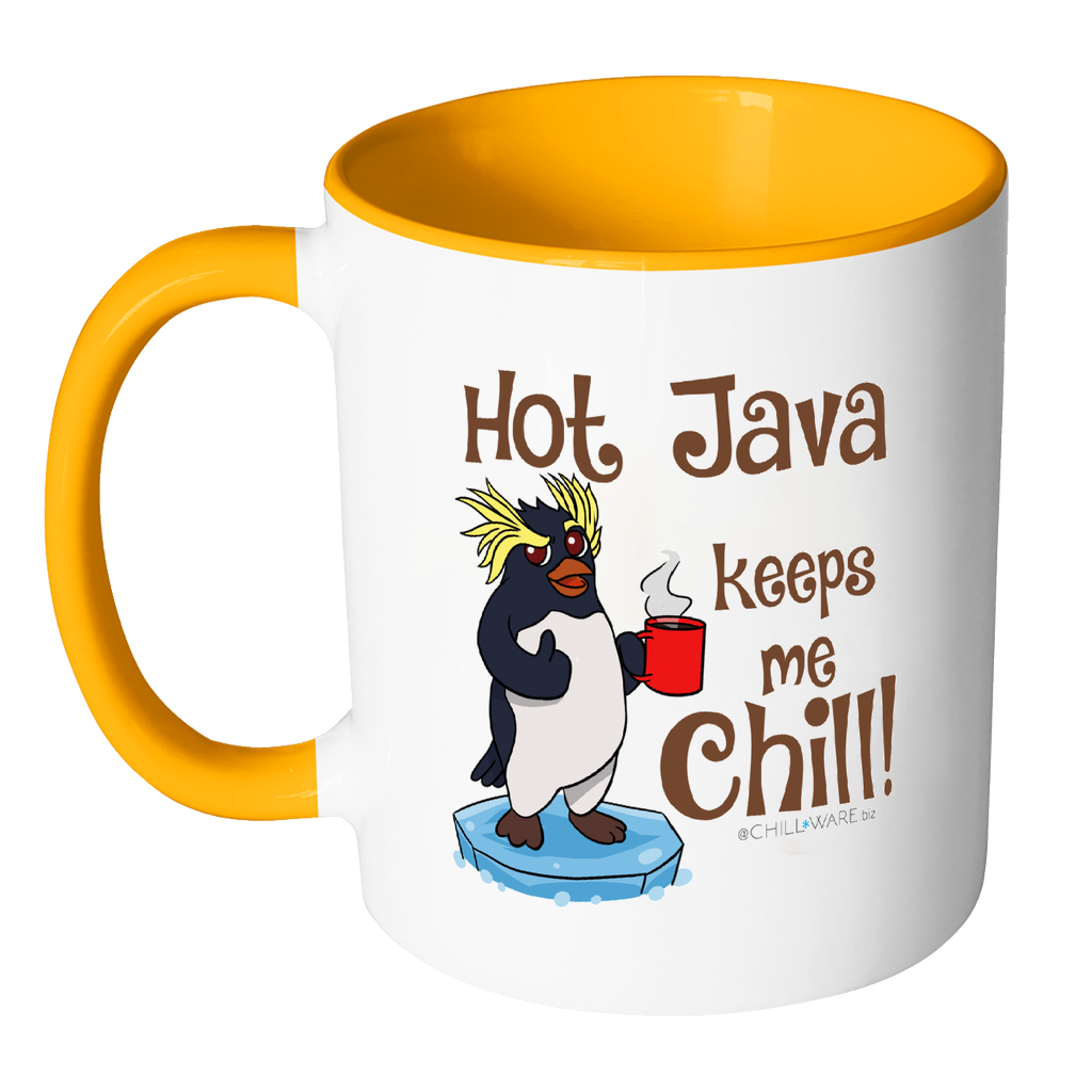 Wild Penquin: 'Hot Java Keeps Me Chill!'