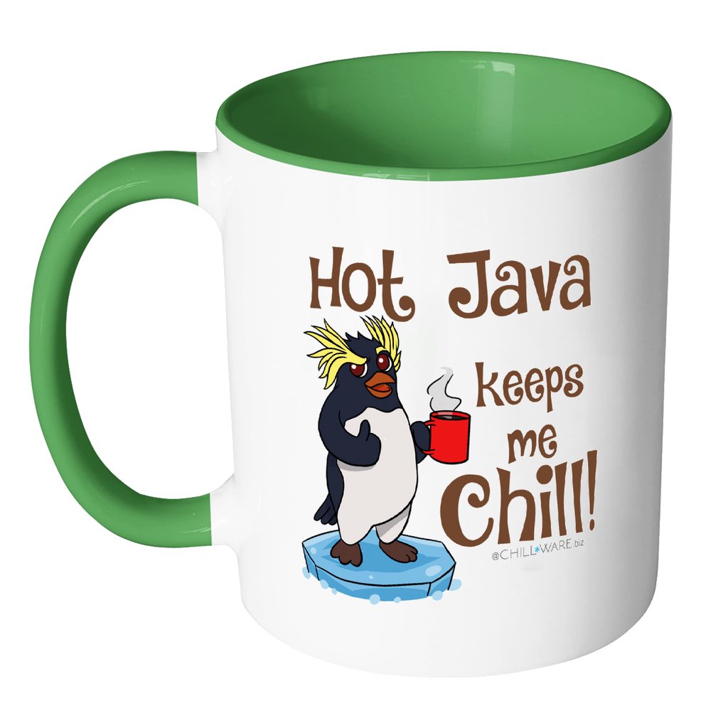 Wild Penquin: 'Hot Java Keeps Me Chill!'