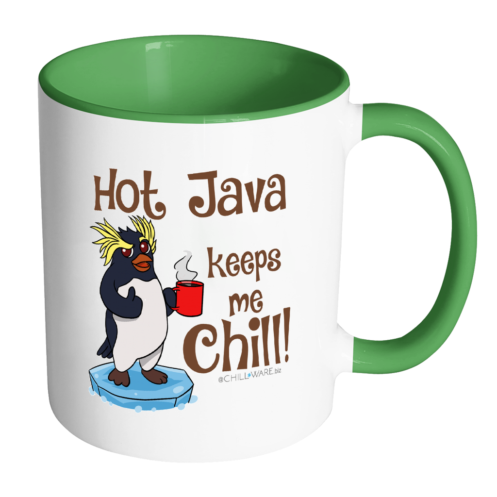 Wild Penquin: 'Hot Java Keeps Me Chill!'