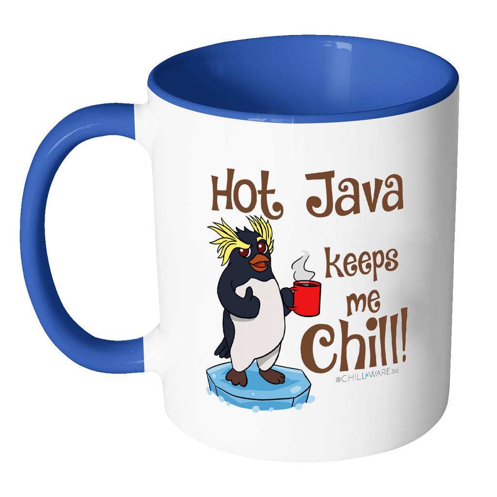 Wild Penquin: 'Hot Java Keeps Me Chill!'
