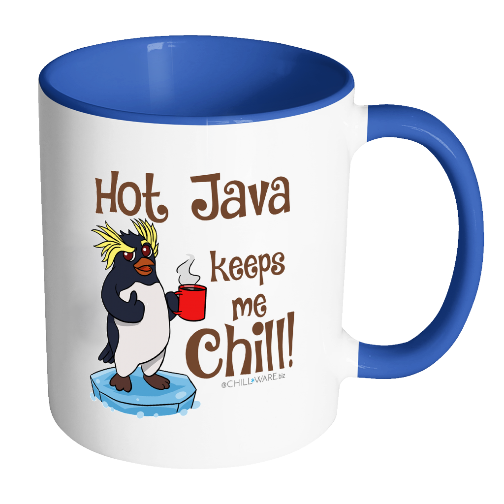 Wild Penquin: 'Hot Java Keeps Me Chill!'
