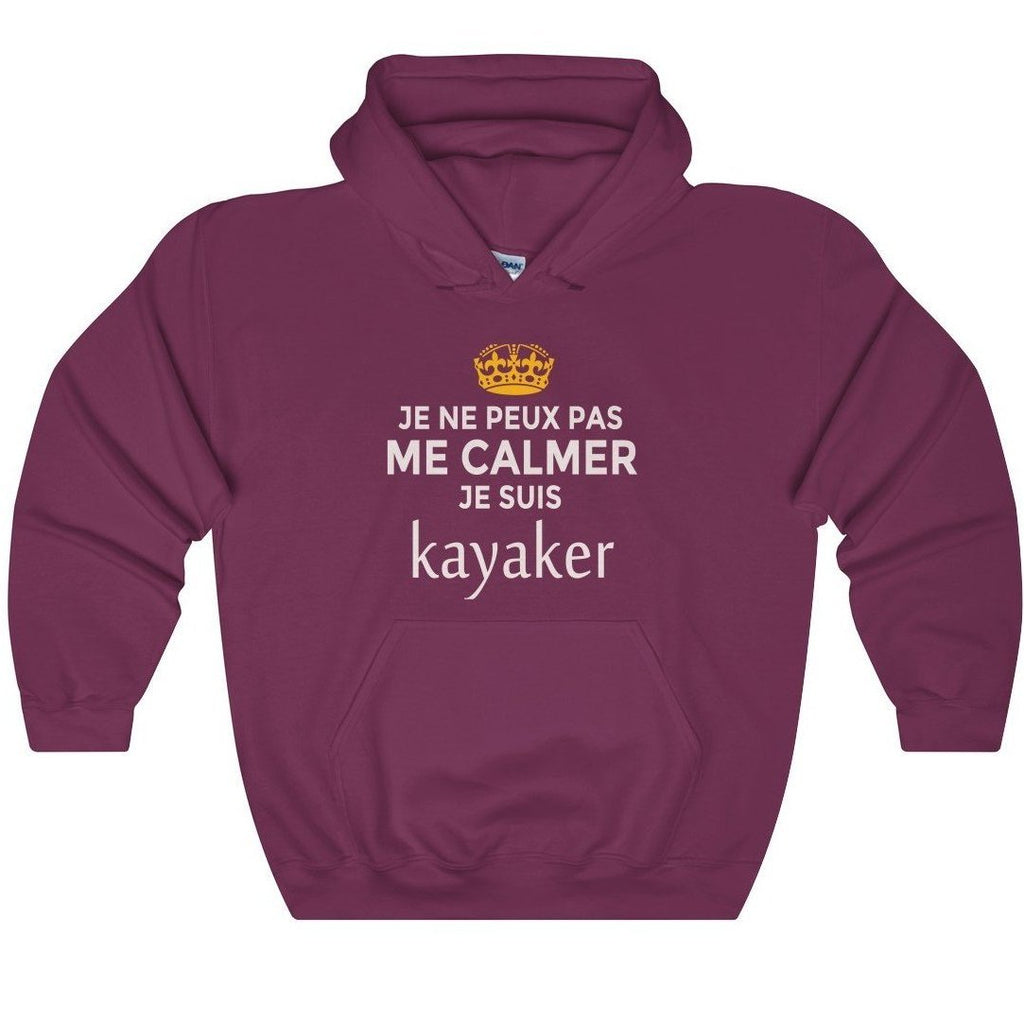 Kayaker, 'Can't Stay Calm !', Unisex Hoodie Sweatshirt