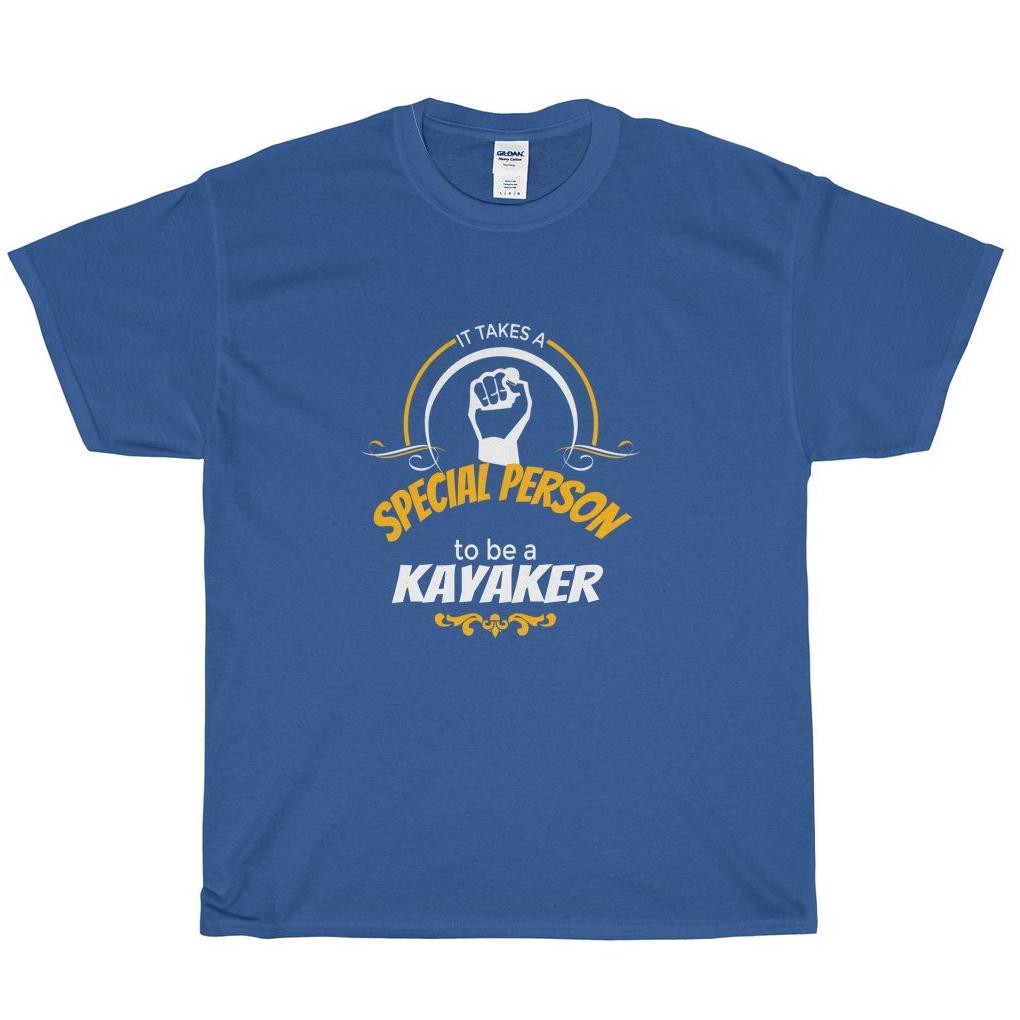 Kayaker, 'A Special Person', Heavy Cotton Tee Shirt