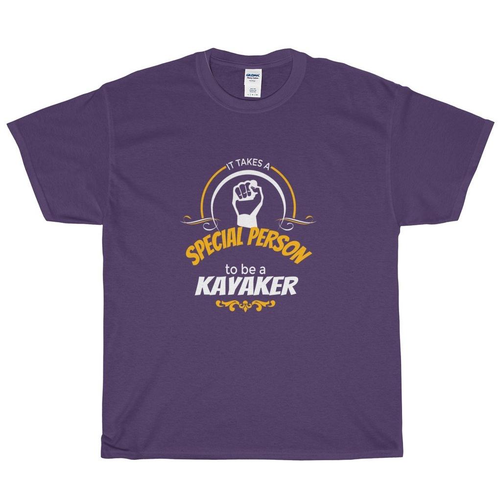 Kayaker, 'A Special Person', Heavy Cotton Tee Shirt