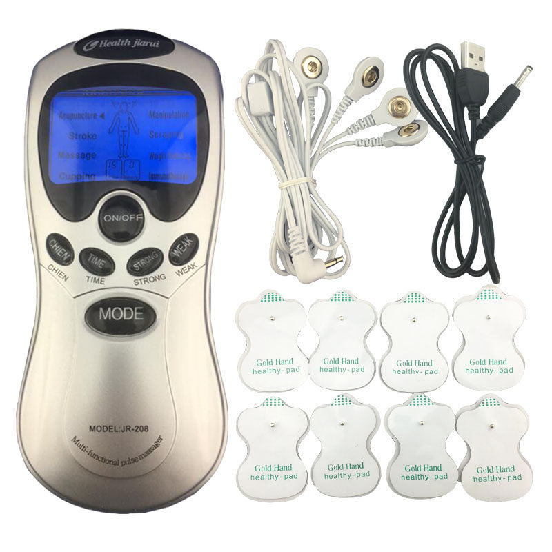 Health Care Electric Tens Acupuncture Full Body Massager Digital Therapy Machine 8 Pads For Back Neck Foot Amy Leg massage tool