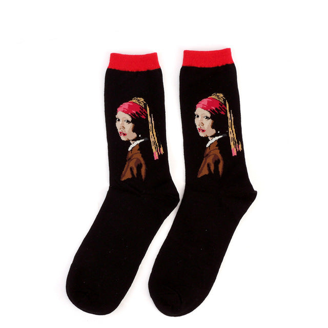 Autumn & Winter Men's and Women's Modern Art Socks