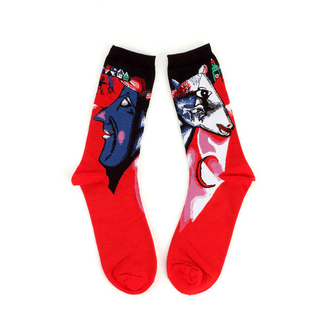 Autumn & Winter Men's and Women's Modern Art Socks