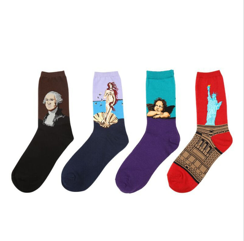 Autumn & Winter Men's and Women's Modern Art Socks