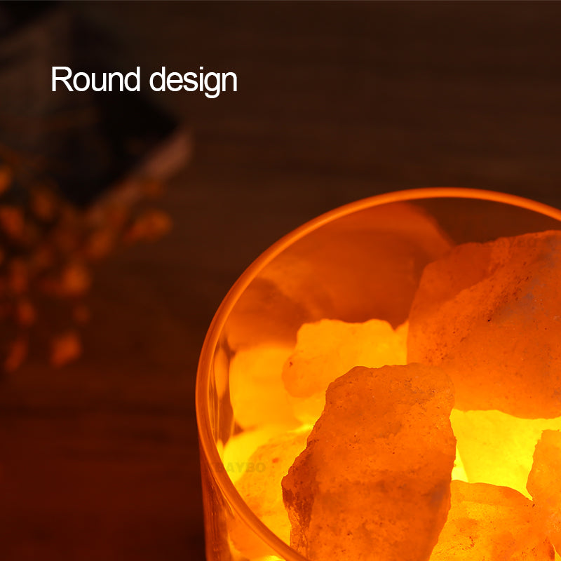 Himalayan Crystal Rock Salt AirPurifier Night Light