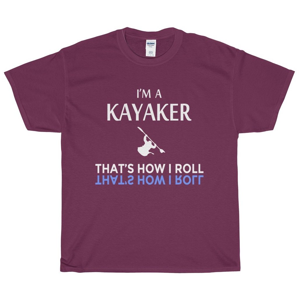 Kayaker Roll Unisex Heavy Cotton Tee