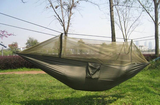 Ultralight Outdoor Camping Hunting Mosquito Net Parachute Hammock