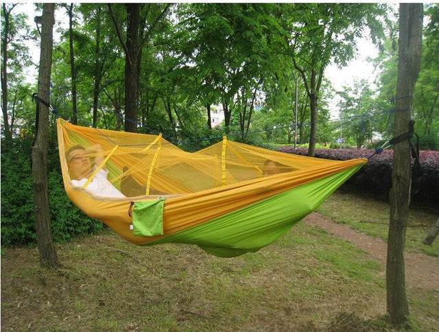 Ultralight Outdoor Camping Hunting Mosquito Net Parachute Hammock