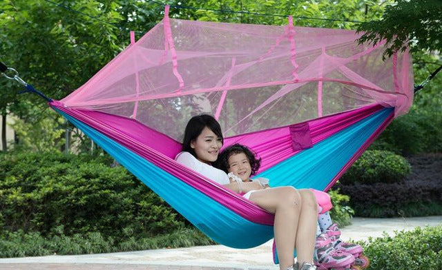 Ultralight Outdoor Camping Hunting Mosquito Net Parachute Hammock