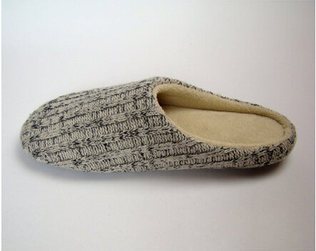 Woven Wool Men's Home Slippers