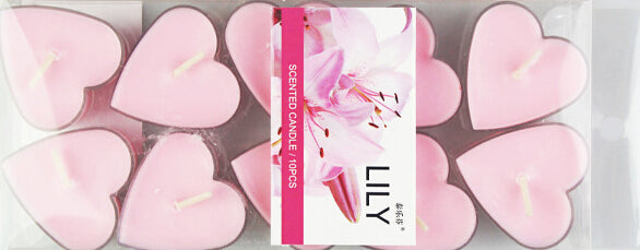 Heart Shaped Scented Soy Candles