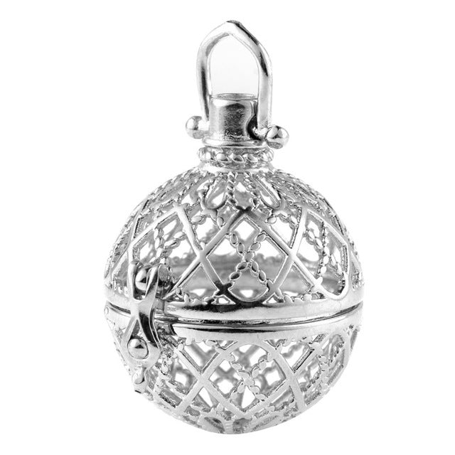 Hollow Cage Filigree Ball Pendants