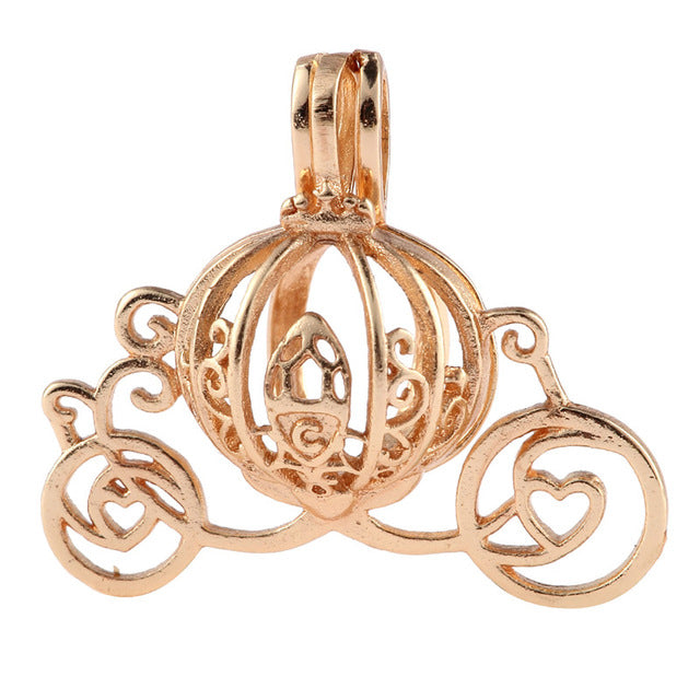 Hollow Cage Filigree Ball Pendants