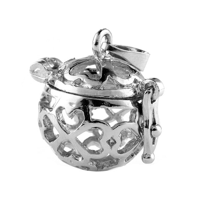 Hollow Cage Filigree Ball Pendants