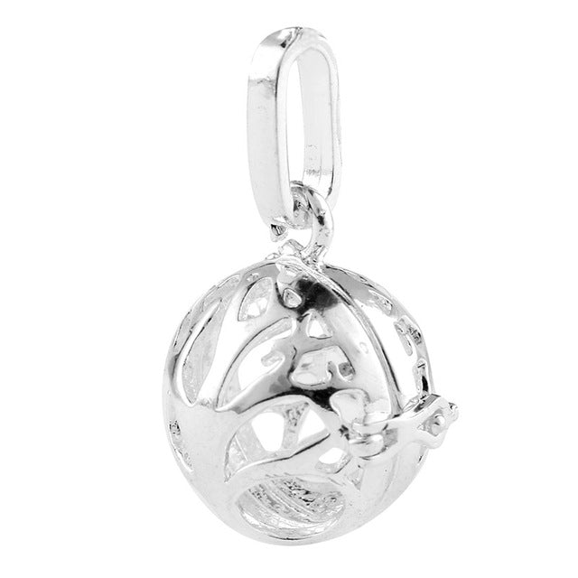 Hollow Cage Filigree Ball Pendants