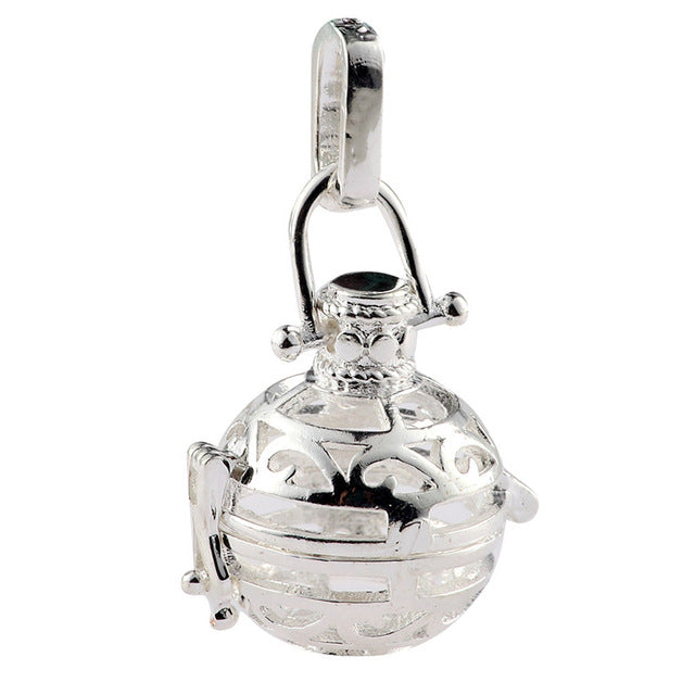 Hollow Cage Filigree Ball Pendants