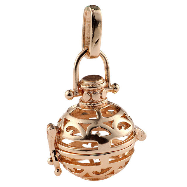 Hollow Cage Filigree Ball Pendants