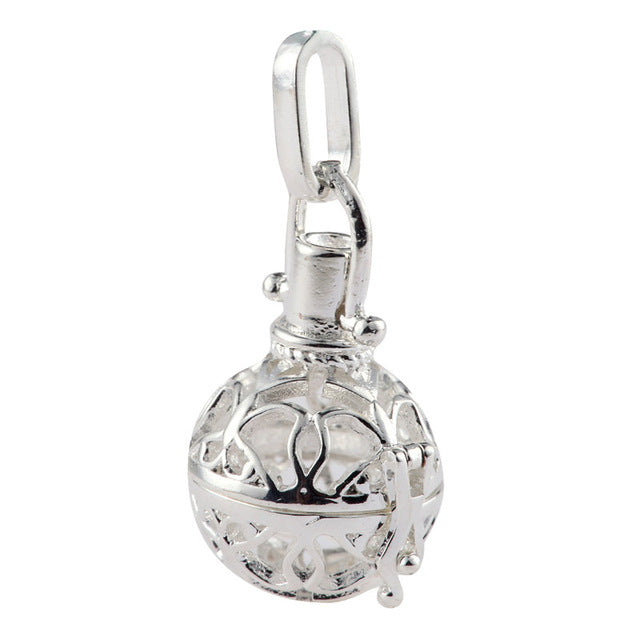 Hollow Cage Filigree Ball Pendants