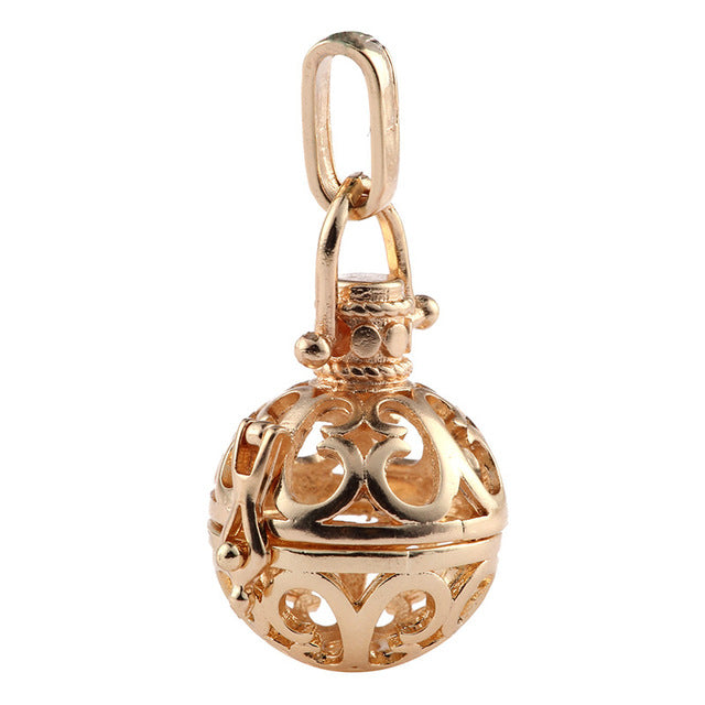 Hollow Cage Filigree Ball Pendants