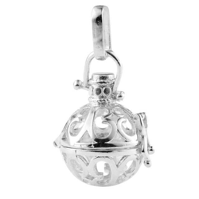 Hollow Cage Filigree Ball Pendants