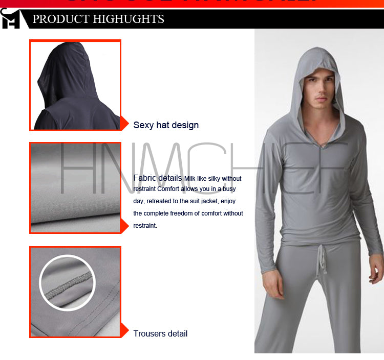 Two Part Hoodie Pajamas Set