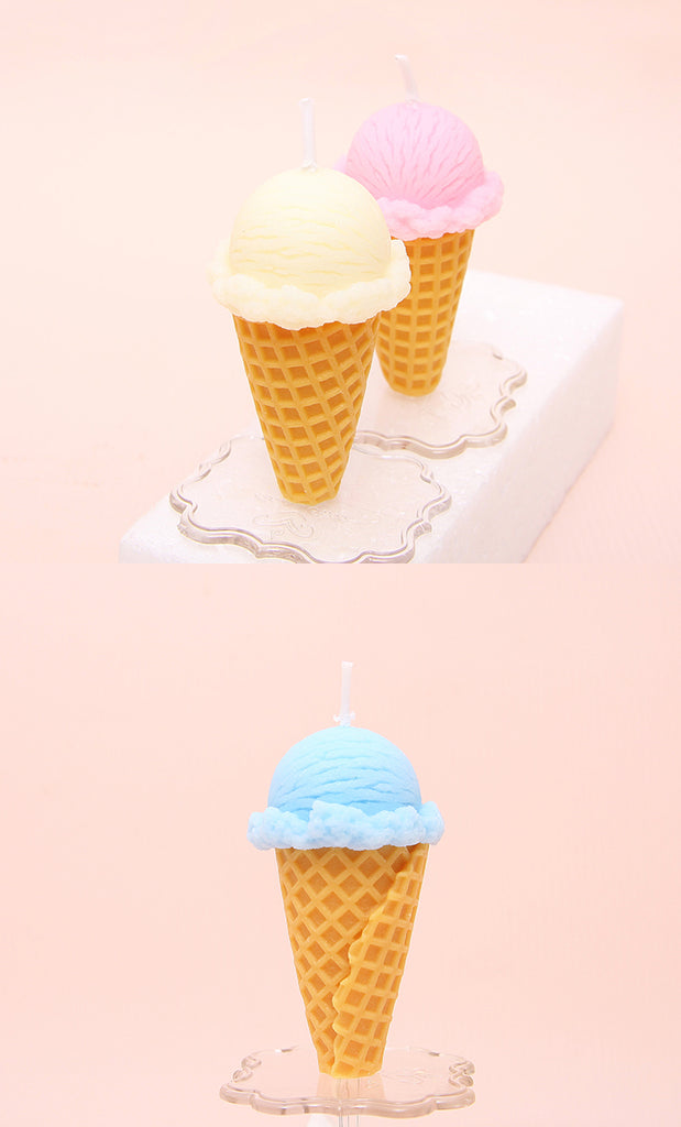 Creative Children Birthday Candles Candy Colored Ice Cream