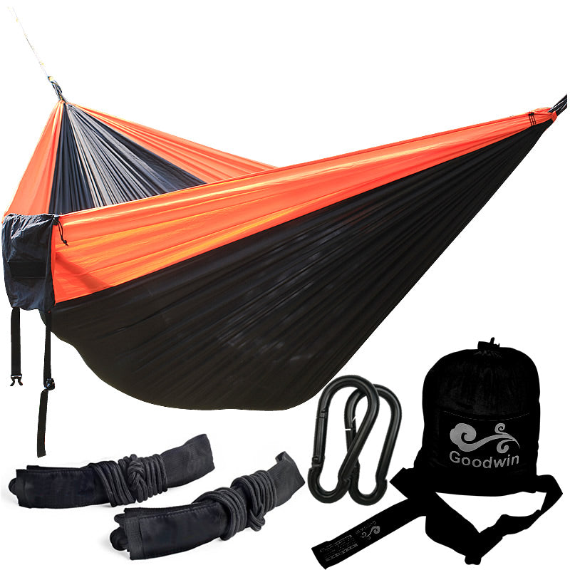 Double Person Parachute Nylon Hammock with Straps, Buckles