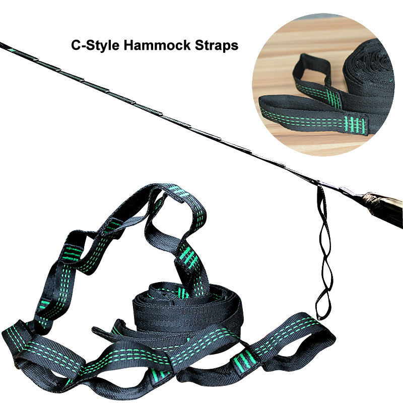 Adjustable Hammock Hanging Straps, Belts, and Hooks