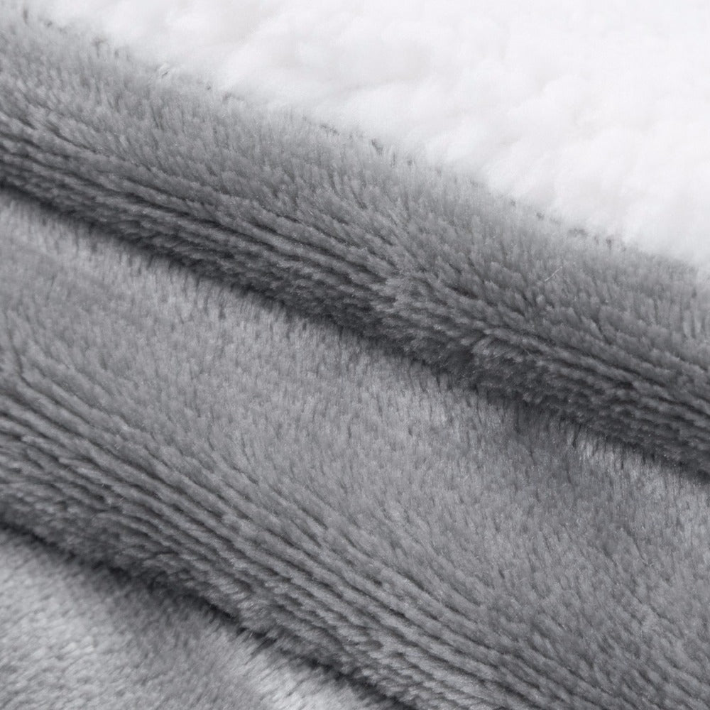 Sherpa Soft Fleece Two Tone Blanket