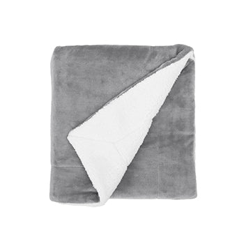 Sherpa Soft Fleece Two Tone Blanket