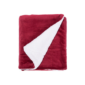 Sherpa Soft Fleece Two Tone Blanket