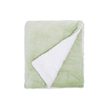 Sherpa Soft Fleece Two Tone Blanket