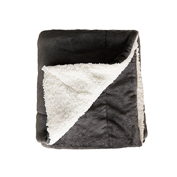 Sherpa Soft Fleece Two Tone Blanket