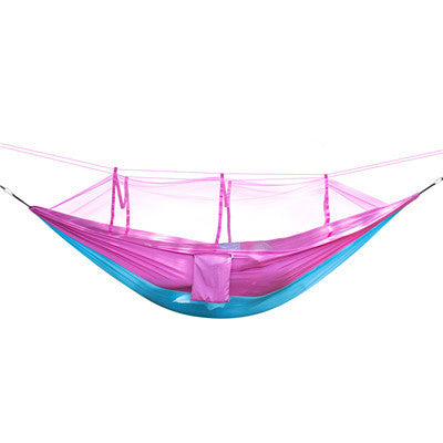 Ultralight 600 lb. Bearing Two Person Hammock with Mosquito Canopy