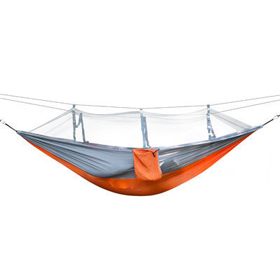 Ultralight 600 lb. Bearing Two Person Hammock with Mosquito Canopy