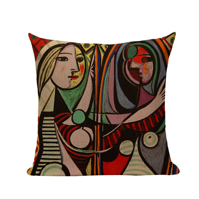 Pablo Picasso Famous Paintings Printed on Linen Cushion Covers