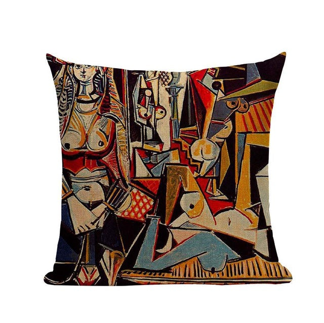 Pablo Picasso Famous Paintings Printed on Linen Cushion Covers