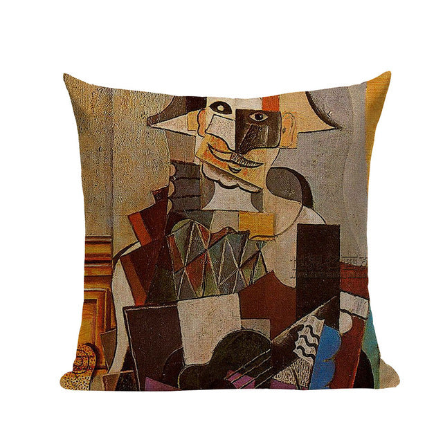 Pablo Picasso Famous Paintings Printed on Linen Cushion Covers