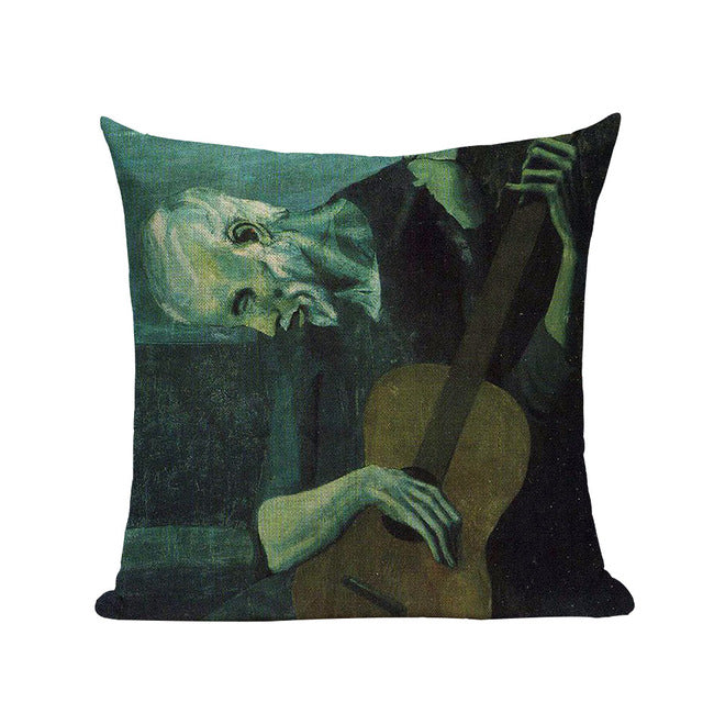 Pablo Picasso Famous Paintings Printed on Linen Cushion Covers