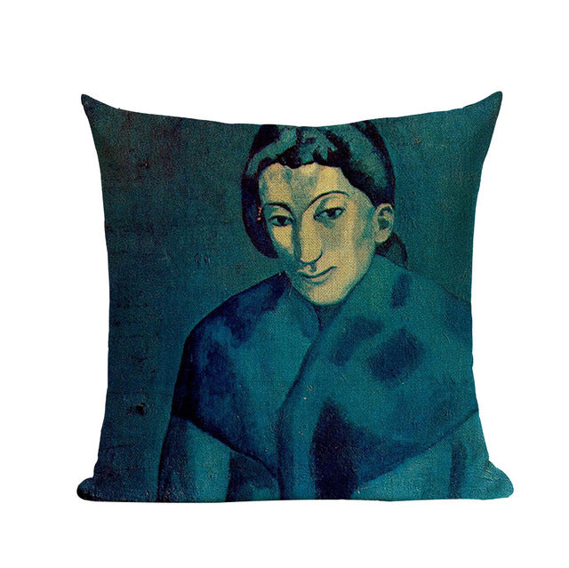 Pablo Picasso Famous Paintings Printed on Linen Cushion Covers